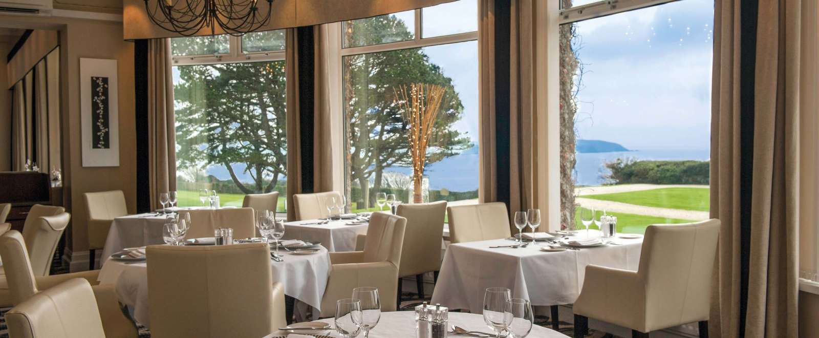 Carlyon Bay Hotel Restaurant Dining Area View
