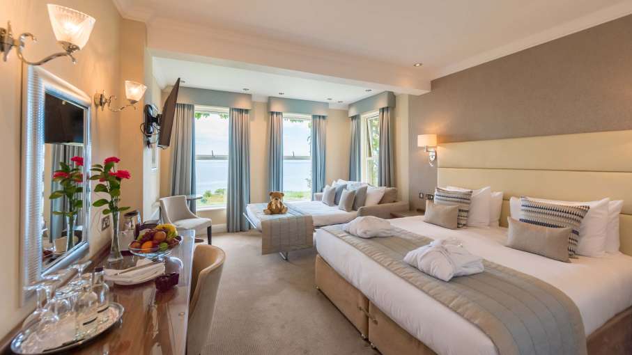 Carlyon Bay Hotel Accommodation (106) Room Set for Family Stay