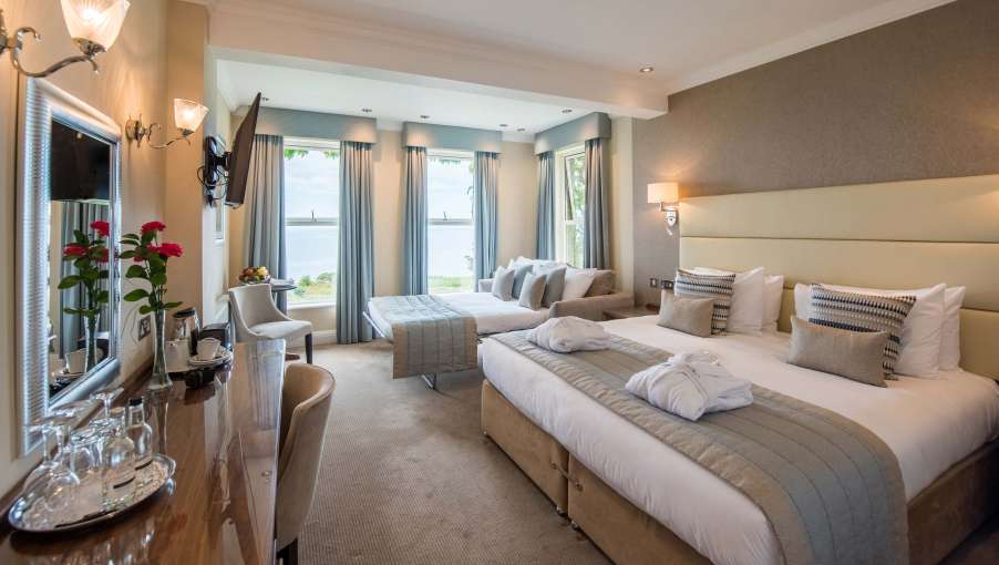 Carlyon Bay Hotel Accommodation (106) Room Set for Family Stay