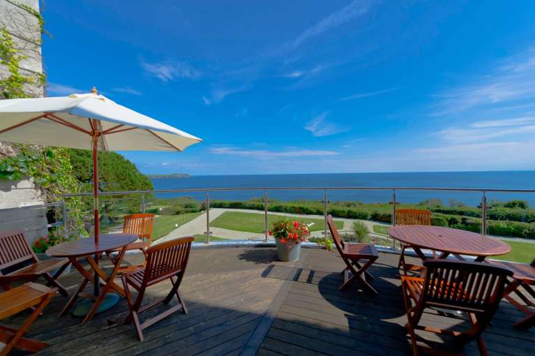 Carlyon Bay Hotel View from Balcony