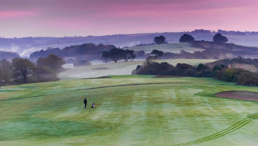 Carlyon Bay Hotel Golf Course at Sunrise