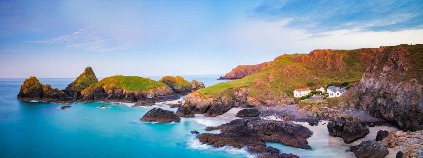 Kynance Cove on the Lizard Peninsula Cornwall