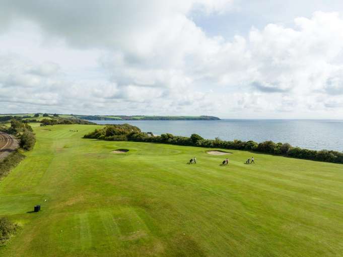 The course at the Carlyon Bay Golf Club