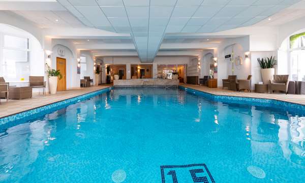 Indoor Swimming Pool at Carlyon Bay Hotel