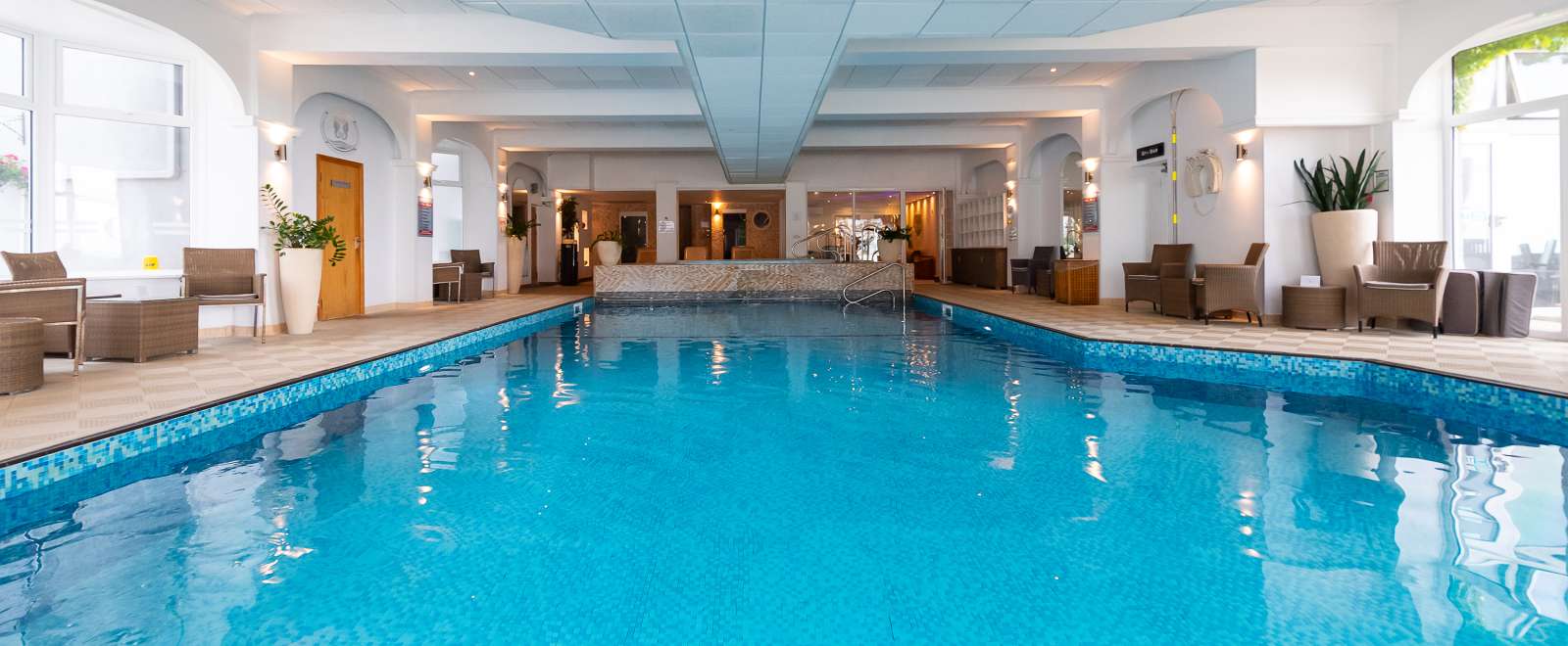 Indoor Swimming Pool at Carlyon Bay Hotel